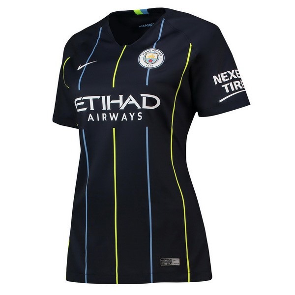 Camiseta Manchester City Segunda equipación Mujer 2018-2019 Azul